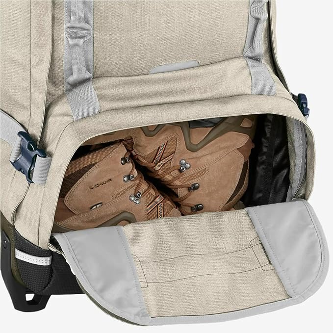 eagle creek Expanse ORV 2-Wheel 36" Trunk – Wheeled Duffel Bag for Travel & Adventure – Durable, Weather-Resistant Fabric – Heavy-Duty Handles – Wet & Dry Compartment – Beige