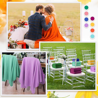 Kinlop Fleece Blanket Bulk 60 x 50 Inch Soft Lightweight Fleece Cozy Blanket Warm Throw Plush Pet Throw for Bed Couch Sofa Home Office Wedding Gifts Travel Camping(Stylish Color,40 Packs)