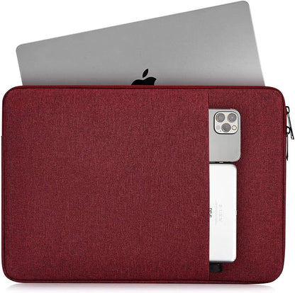Laptop Sleeve Case for MacBook Pro 14 inch M3/M2/M1 Chip Pro/Max A2918 A2992 A2779 A2442 2025-2022, Surface Laptop 6 5 13.5" Water-Resistant Computer Bag with Accessory Pocket -Wine Red