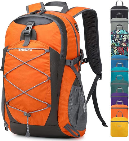 40L Hiking Backpack Lightweight Daypack Waterproof Travel Camping Backpack for Men Women Sport Packable