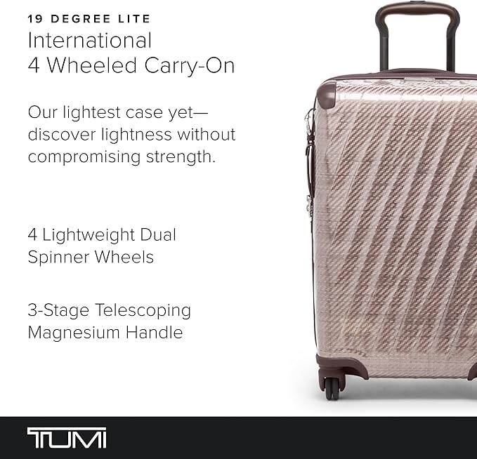 Tumi Unisex 19 Degree Lite International Carry-On Blush Carry-On 22-Inch One Size