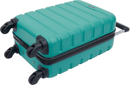 Wrangler 20" Spinner Carry-On Luggage, Teal