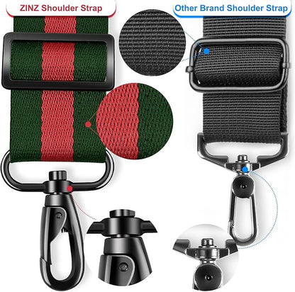 ZINZ 79.5" Universal Strap with Ultra-Thick Fixed Breathable Pad - Adjustable Heavy-Duty Shoulder Strap for Laptop, Crossbody, Luggage, Gym, Camera Bag and More - TW01B04