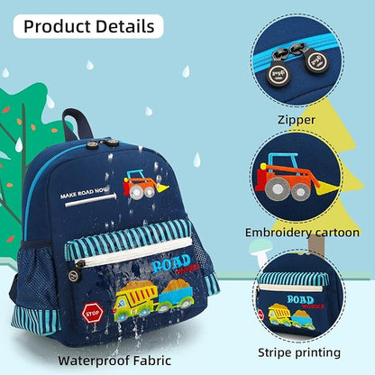 willikiva Cute Zoo Little 3d Backpack Kids Backpack for Boys and Girls Toddler Backpack Waterproof Preschool(Nice Day)