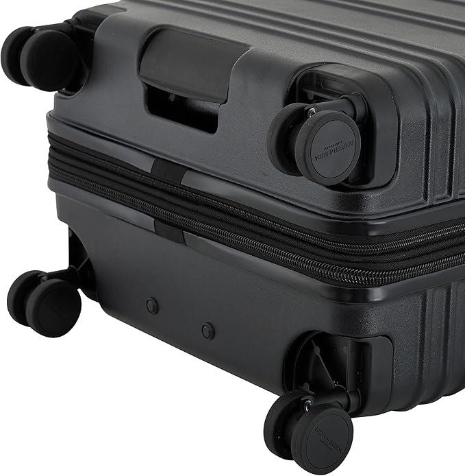 SCOTCH & SODA Rotterdam Expandable Hardside Luggage, Black, 3 Piece Set