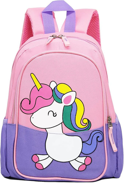 CHERUBIC Toddler Backpack, Kids Travel Backpack, Waterproof Cute Small Preschool Backpack Cartoon Daycare Bag