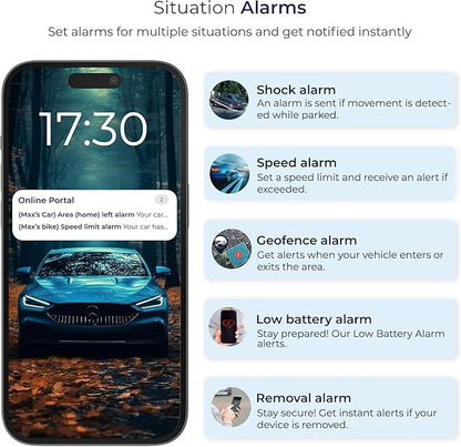 SALIND 11 4G GPS Tracker - Real-Time Tracker for Vehicles, Cars, Fleets, LTE Device w/Magnetic, US & Worldwide SIM Card Included, iOS/Android Compatible, Up to 70 Days Battery - Subscription Required