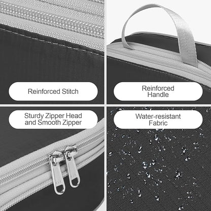Cambond Compression Packing Cubes for Travel Women - Expandable Travel Bags Luggage Organizers Travel Essentials Compression Cubes for Travel Carry on Suitcases Organizer