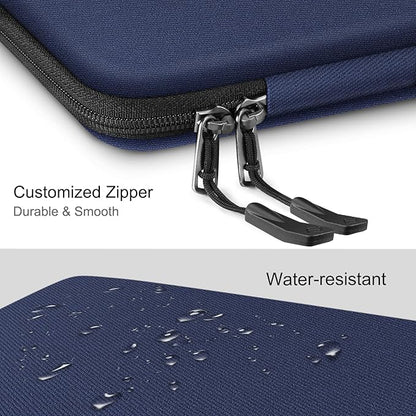 FINPAC Hard Laptop Sleeve Case for 15.3 inch MacBook Air M4 A3241 M3 A3114 M2 A2941 2025 2024, 16.2 inch MacBook Pro M4/M3/M2/M1 Pro/Max, Waterproof Case for Surface Laptop/Book, Navy