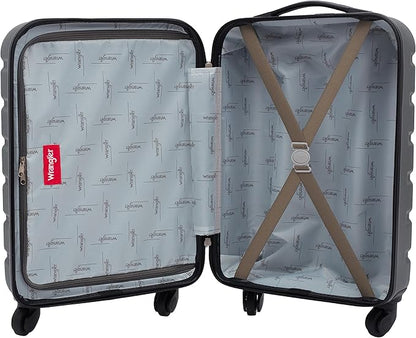 Wrangler 22" Hardside Spinner Carry-On Luggage, Olive