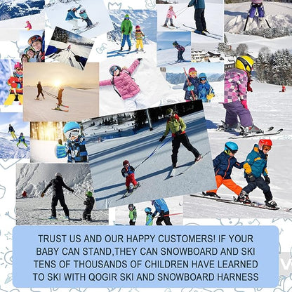 QOGIR Ski and Snowboard Harness for Kids: Learn to Ski and Teach Your Child The Speed Control