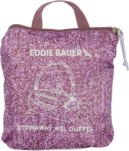 Eddie Bauer Stowaway Packable Duffel Bag | Travel | Foldable | Lightweight | Durable | Ripstop Polyester