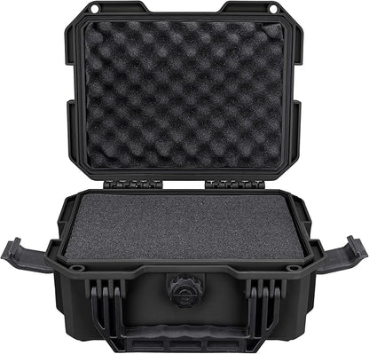 Eylar 11.8" Intact Series Compact Hard Camera Case, Lightweight and Durable Stacker Design with Foam (Black)