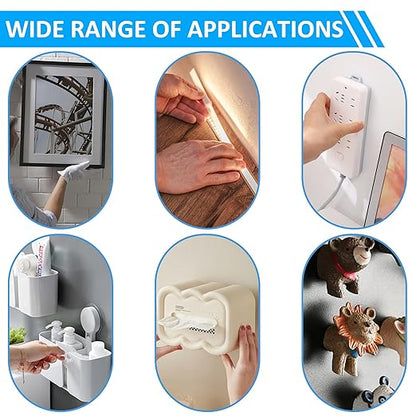 3M 1600T Double Sided Tape, PE Foam Tape 1" x 18 Ft White Removable Strong Adhesive No Residue for RV Picture Hanging, Posters Frames Wall Decor Indoor & Outdoor Use