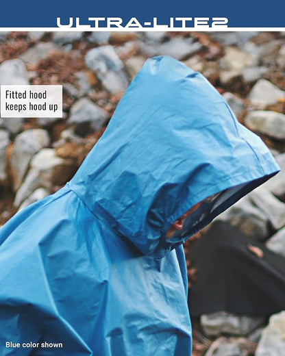 FROGG TOGGS Ultra-lite2 Waterproof, Breathable Rain Poncho, Adult and Youth Sizes