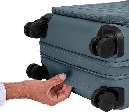 Away Softside Bigger Carry-On Suitcase, 23 Inch Lightweight, Expandable High-Strength Nylon Luggage With Spinner Wheels, Meets Requirements for Most Major Airlines, Coast Blue