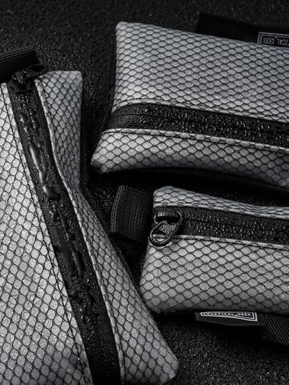 TACTICAL_GEEK Storage A5 EDC Storage Pouch Set, Multi-Purpose Molle EDC Gadget Pouch, Multi-Functional Utility Small Tool Pocket,Luggage Organiser Divider Small Pouch Organizer for Daily Carry(Black)