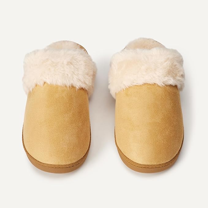 Amazon Essentials womens Faux Fur Cozy Slippers