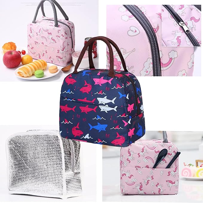 Kids Preschool Kindergarten Backpack Lightweight Cool Cute Cartoon Travel Backpack With Lunch Bag For Boys Girls