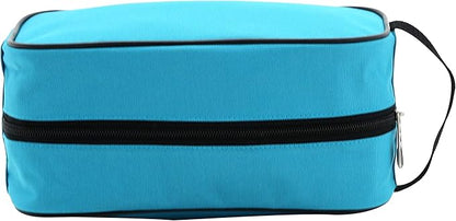 Travelers Club Chicago Hardside Expandable Spinner Luggage, Teal, 5 Piece Set