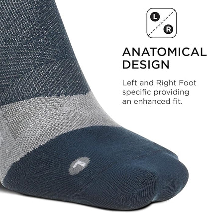 Feetures Elite Golf Max Cushion Tab Ankle Socks - Sport Sock with Targeted Compression