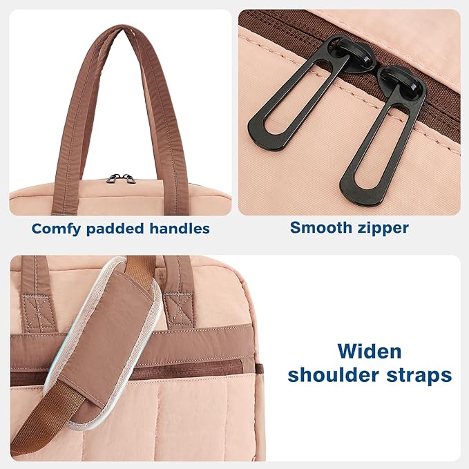 Gym Bag for Women, Large Capacity Duffel Bag with Crossbody Strap, Lightweight Sports Bag for Workout & Travel.Pink