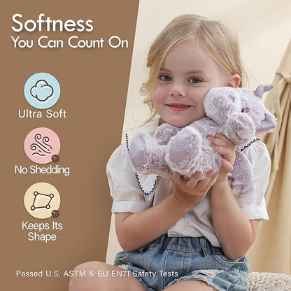 Moonkie Hug & Go Unicorn Toddler Backpack – Soft Plush Bag with Detachable Toy for Girls Aged 2–4 | Perfect for Daycare | Travel & Birthday Gifts for 3-Year-Old Kids