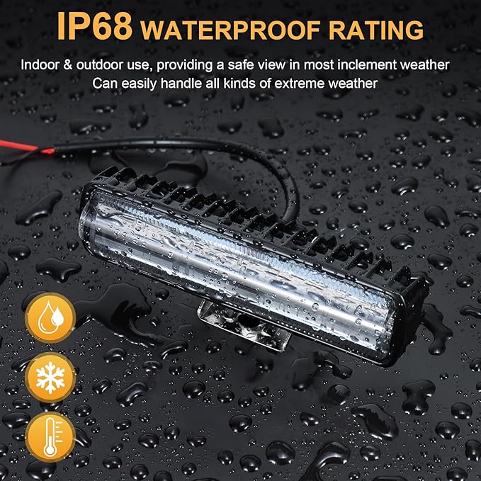 Forklift Safety Light with Red Side Warning Zone,30W LED Pedestrian Warning Light with Adjustable Mounting Bracket for Warehouse and Industrial Use, Enhances Workplace Safety,DC 10-110V