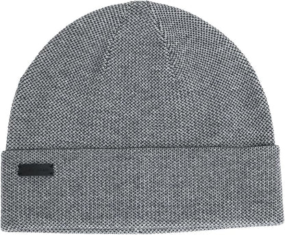 Cole Haan Men's Heritage Rib Cuff Wool Beanie Hat, One Size
