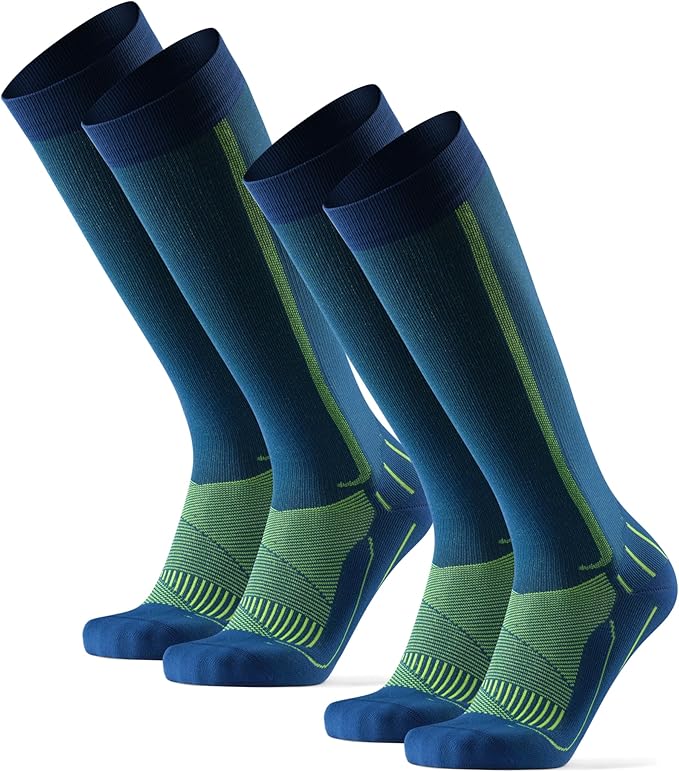 DANISH ENDURANCE 21-26 mmHg Compression Socks | Graduated Support & Faster Recovery | Running & Travel | Unisex 1 Pack