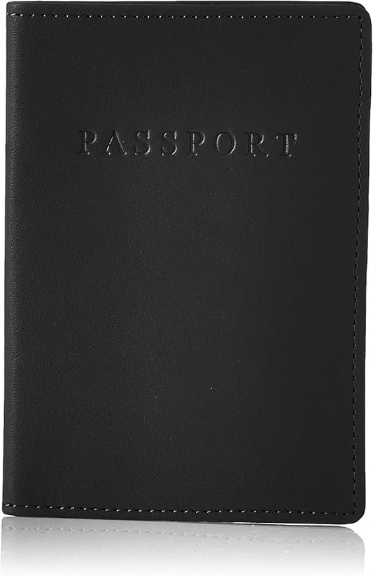 Royce Leather Rfid Blocking Passport Travel Document Organizer In Genuine Leather Packing Organizer, Black 2