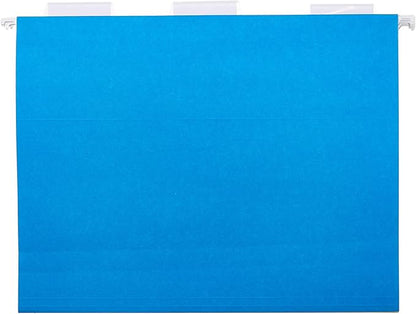 Amazon Basics Hanging Organizer File Folders for Efficient Filing, Assorted Colors, Letter Size (Pack of 25)