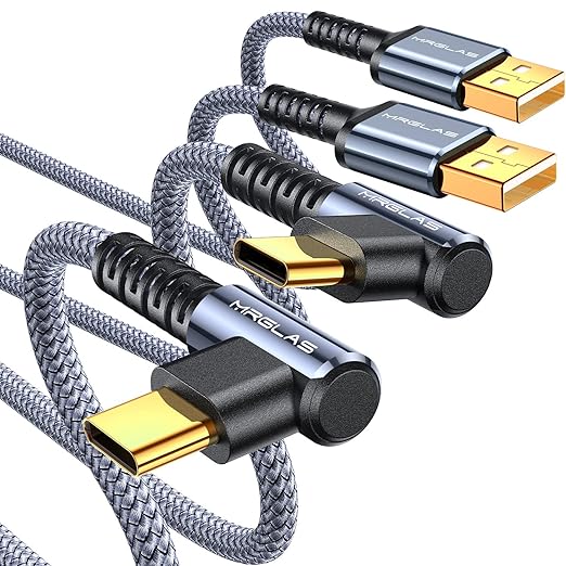 MRGLAS Car CarPlay USB C Cable 3.2A, USB to USB C Cable [2-Pack,6.6FT], for iPhone 17 Charger, Type C Charger Fast Charging for iPhone 17/16 Pro Max, Samsung Galaxy S25 Ultra S24 S23 S22 S21, Note 20