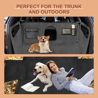 Dog Car Seat Cover – 100% Waterproof Hammock Protector, Heavy Duty 900D Oxford, Scratch-Resistant, Nonslip, Soft and Durable Back Seat Cover for Cars, Trucks & SUVs