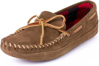 Minnetonka Men's Double Bottom Fleece Slipper