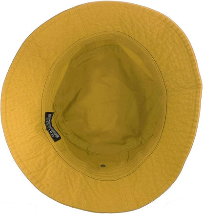 Gelante Solid Color 100% Cotton Bucket Hat for Women and Men Packable Travel Summer Beach Hat