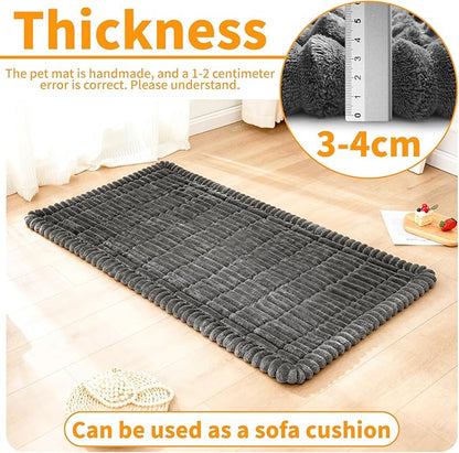 Dog Car Seat Covers for Back Seat, Dog Bed for Car, Car Seat Protector, Fit for Backseat Extenders, Non-Slip Soft Durable for Cars Trucks and SUVs(Grey,56x28.7 inch)