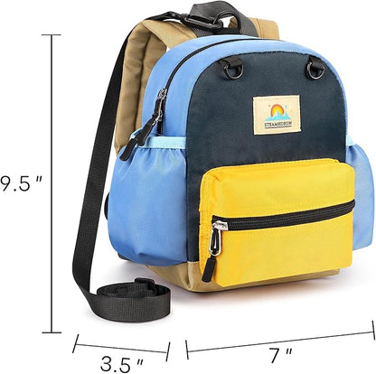 STEAMEDBUN Backpack Leash for Toddlers 1-3: Baby Backpack with Leash for Boys Girls - Anti-Lost Harness for Walking