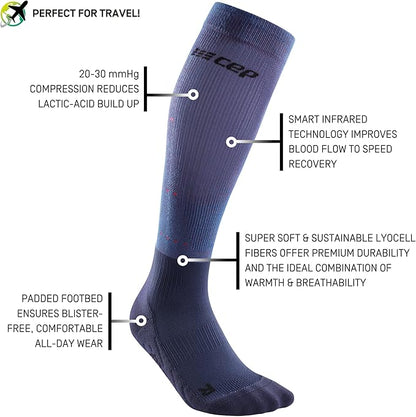 CEP Women's Infrared Recovery Compression Socks – 20-30 Mmhg Compression Support