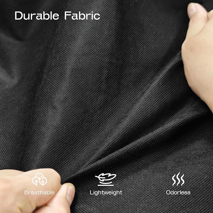 72'' Wedding Gown Dress Garment Bag, 8"/20"'' Gusseted Garment Cover for Puffy Bridal Gowns Cover, Travel Garment Storage Bag for Prom, Cosplay, Evening Gowns (Black, 1Pack 72")