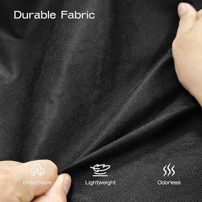 72'' Wedding Gown Dress Garment Bag, 8"/20"'' Gusseted Garment Cover for Puffy Bridal Gowns Cover, Travel Garment Storage Bag for Prom, Cosplay, Evening Gowns (Black, 1Pack 72")