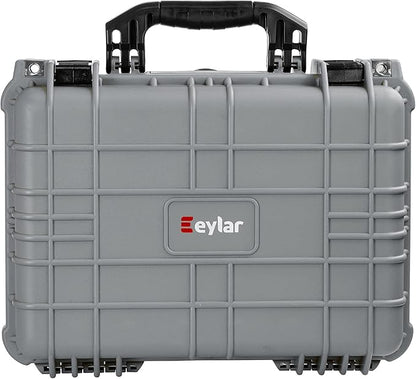 Eylar Standard 16" Gear, Equipment, Hard Camera Case Waterproof with Foam TSA Standards