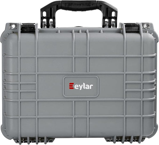 Eylar Standard 16" Gear, Equipment, Hard Camera Case Waterproof with Foam TSA Standards