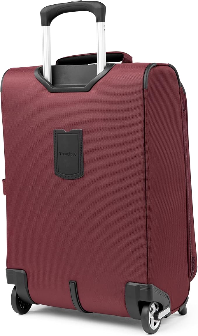 Travelpro Maxlite 5 Softside Expandable Upright 2 Wheel Carry-on Luggage, Lightweight, 22-Inch — Burgundy