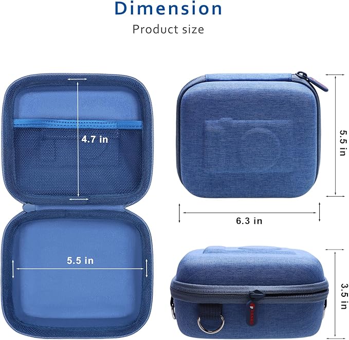 XANAD Hard Case for Sony a6400/a6700/a6100/a6000/ZV-E10/ZVE10 II/RX100 VII or Fujifilm X100VI / X100V Digital Camera (Blue)