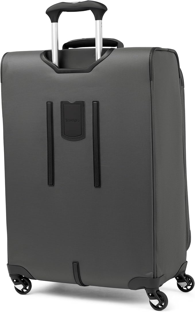 Travelpro Maxlite 5 Softside Expandable Luggage with 4 Spinner Wheels, Lightweight Suitcase, Men and Women, Shadow Grey, 2-Piece Set (21/25)