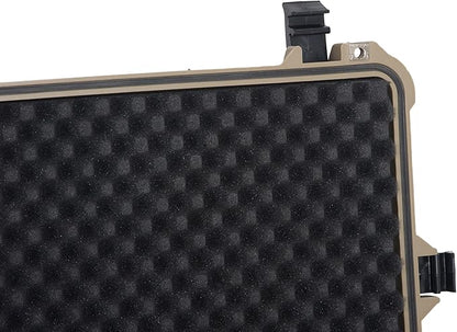 MEIJIA Portable All Weather Waterproof Protective Hard Case,Compact Camera Case with Customizable Fit Foam,Fit Use of Drones,Camera,Equipments, 20.62 x16.85x8.11inches(Desert Tan)