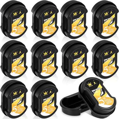 Loopeer 12 Pcs Shoe Shine Sponge Bulk, Instant Leather Shoes Shiner Care for Boots, Leather Accessories Quick Cleaning