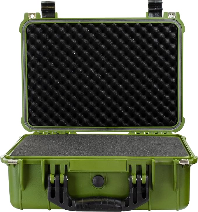 Eylar Standard 16" Gear, Equipment, Hard Camera Case Waterproof with Foam TSA Standards