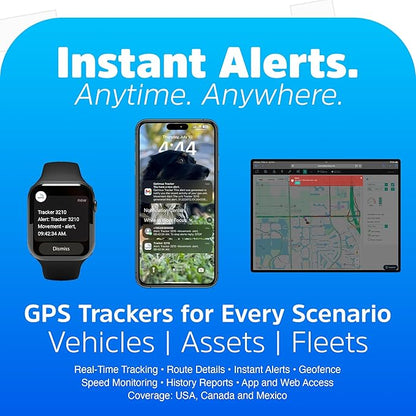 Optimus 2.0 GPS Tracker for Vehicles, Assets, People - 4G LTE - Real-Time GPS Tracking Device - Instant Alerts